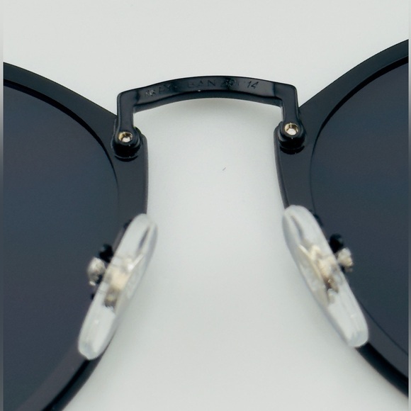 Ray-Ban Blaze Round Sunglasses RB3574N Matte Black Frame Dark Gray Lenses UNISEX - Picture 10 of 11